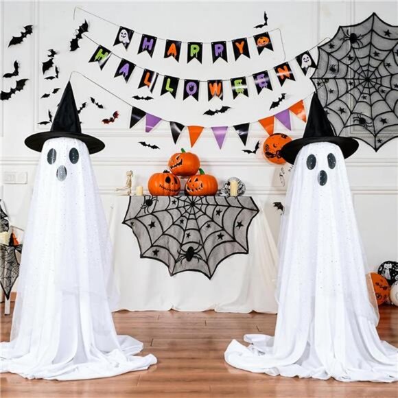 2Packs Halloween Decorations Outdoor,Halloweens Party Decoration Indoor,Spooky - Picture 5 of 7
